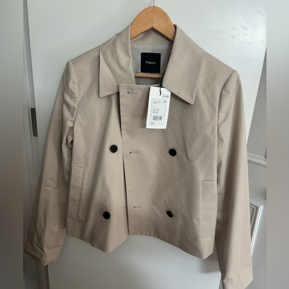NWT - Theory Short Trench Jacket